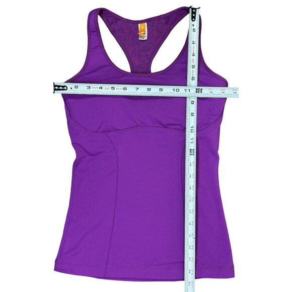Lucy Size S Womens Purple Racerback Tank Top Breathable & Stretch Fabric - Picture 6 of 11